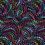 Designer Wide Backs 108 - Benartex - Beaded Swirls - Multi