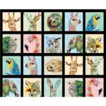 Brush with Nature - Wild Life Portraits - Black