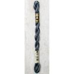 DMC Cotton Pearl - Skeins - #5, 0053 - Variegated Steel Gray