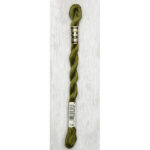 DMC Cotton Pearl - Skeins - #3, 0730 - Khaki Green