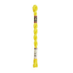 DMC Cotton Pearl - Skeins - #3, 0307 - Lemon