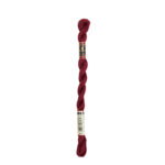 DMC Cotton Pearl - Skeins - #3, 0902 - Garnet Red