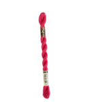 DMC Cotton Pearl - Skeins - #3, 0600 - Crimson Pink