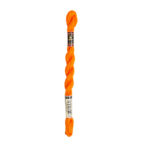 DMC Cotton Pearl - Skeins - #3, 0740 - Orange