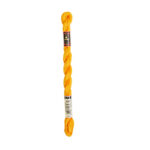 DMC Cotton Pearl - Skeins - #3, 0742 - Light Tangerine