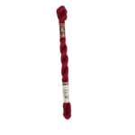 DMC Cotton Pearl - Skeins - #3, 0814 - Deep Wine Red