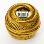 DMC Cotton Pearl - Balls - #8, 0111 - Variegated Mustard
