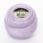 DMC Cotton Pearl - Balls - #5, 0211 - Pale Violet