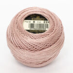 DMC Cotton Pearl - Balls - #8, 0224 - Light Dusty Pink