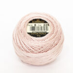 DMC Cotton Pearl - Balls - #8, 0225 - Pale Shell Pink
