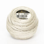DMC Cotton Pearl - Balls - #8, 3033 - Antique Silver