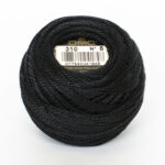 DMC Cotton Pearl - Balls - #5, 0310 - Black