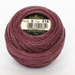 DMC Cotton Pearl - Balls - #8, 0315 - Antique Lilac