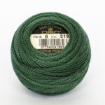 DMC Cotton Pearl - Balls - #5, 0319 - Shadow Green