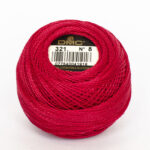 DMC Cotton Pearl - Balls - #5, 0321 (Red)