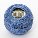 DMC Cotton Pearl - Balls - #8, 0322 - Delft Blue