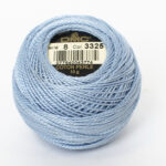 DMC Cotton Pearl - Balls - #5, 3325 - Azure Blue