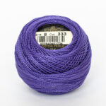 DMC Cotton Pearl - Balls - #8, 0333 - Deep Violet