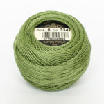 DMC Cotton Pearl - Balls - #5, 3347 - Insect Green