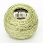 DMC Cotton Pearl - Balls - #5, 3348 - Lettuce Heart Green
