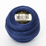 DMC Cotton Pearl - Balls - #5, 0336 - Indigo Blue