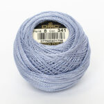 DMC Cotton Pearl - Balls - #8, 0341 - Hydrangea Blue