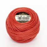 DMC Cotton Pearl - Balls - #5, 0350 - Red Vermillion