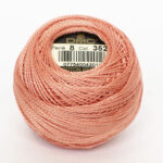 DMC Cotton Pearl - Balls - #5, 0352 - Salmon