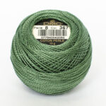 DMC Cotton Pearl - Balls - #5, 0367 - Bay Leaf Green
