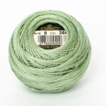DMC Cotton Pearl - Balls - #5, 0368 - Nile Green