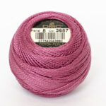 DMC Cotton Pearl - Balls - #5, 3687 - Raspberry Mauve