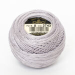 DMC Cotton Pearl - Balls - #5, 3743 - Pale Lilac