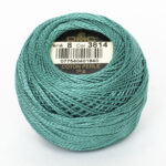 DMC Cotton Pearl - Balls - #8, 3814 - Spruce Green
