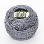 DMC Cotton Pearl - Balls - #5, 0414 - Lead Grey