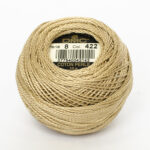 DMC Cotton Pearl - Balls - #8, 0422 - Light Oak