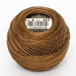 DMC Cotton Pearl - Balls - #5, 0433 - Chocolate Brown