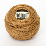DMC Cotton Pearl - Balls - #8, 0435 - Tobacco Brown