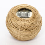 DMC Cotton Pearl - Balls - #8, 0437 - Camel