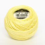 DMC Cotton Pearl - Balls - #5, 0445 - Light Lemon