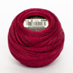 DMC Cotton Pearl - Balls - #5, 0498 - Dark Red