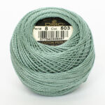 DMC Cotton Pearl - Balls - #8, 0503 - Thyme Green
