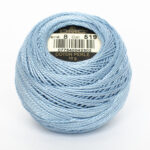 DMC Cotton Pearl - Balls - #5, 0519 - Sea Spray Blue