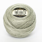 DMC Cotton Pearl - Balls - #5, 0524 - Light Grey Green
