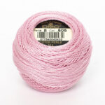 DMC Cotton Pearl - Balls - #5, 0605 - Rosebud Pink