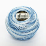 DMC Cotton Pearl - Balls - #8, 0067 - Variegated Baby Blue