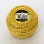 DMC Cotton Pearl - Balls - #5, 0725 - Sunlight Yellow