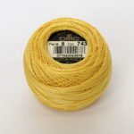 DMC Cotton Pearl - Balls - #5, 0743 - Medium Yellow