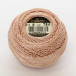 DMC Cotton Pearl - Balls - #5, 0754 - Beige Rose