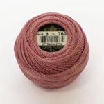 DMC Cotton Pearl - Balls - #5, 0760 - Grenadine Pink