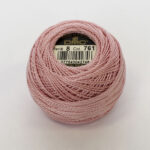DMC Cotton Pearl - Balls - #5, 0761 - Sunrise Rose